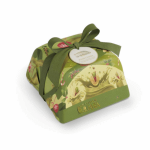 Panettone com Creme de Pistache e Gotas de Chocolate