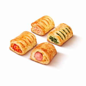 4 GUSTI (ricotta spinaci, wurstel, peperoni, prosciutto cotto)