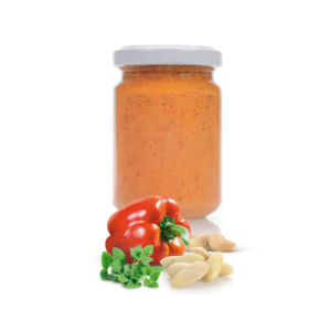 Pesto com pimentões e amêndoas