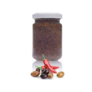 Tapenade picante de azeitonas pretas